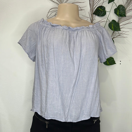 Edition Blue & White Top - Size 8
