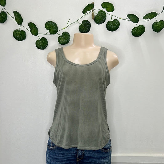 Cotton On Olive Green Strap Top - Size Small