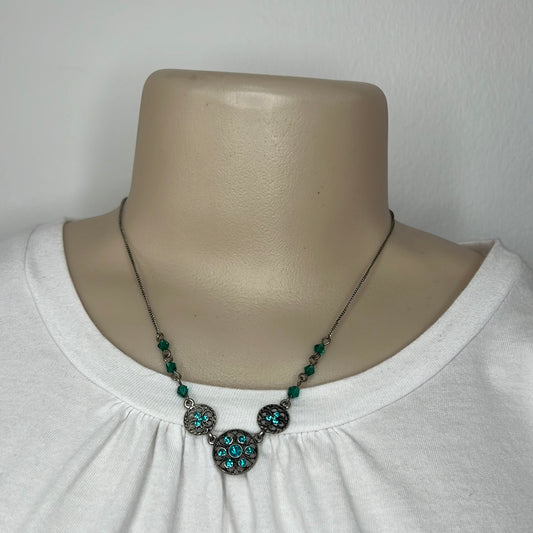 Accessorize Turquoise Stone Necklace